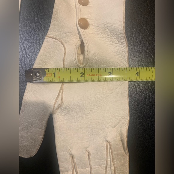 Antique Kidskin gloves above the elbow - Size 6 1/2 - Very Soft Made in Italy - Picture 8 of 12